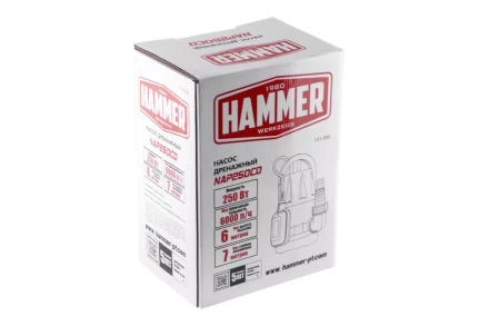 Дренажный насос HAMMER NAP250CD купить в Нижневартовске
