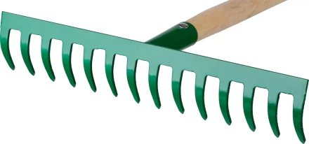 Грабли РОСТОК садовые с черенком, 14 прямых зубцов 421901-14 купить в Нижневартовске