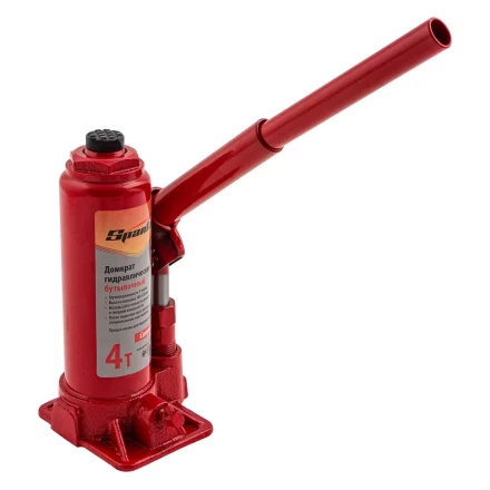 Домкрат гидравлический бутылочный, 4 т, h подъема 180–320 мм Sparta Compact 50339 купить в Нижневартовске