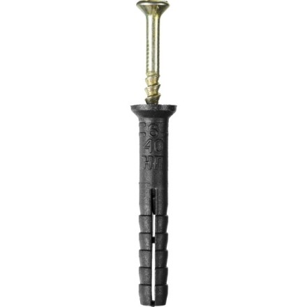 Дюбель-гвоздь полипропиленовый, потайный бортик, 6 x 40 мм, 125 шт, STAYER Master 30645-06-040 30645-06-040 купить в Нижневартовске