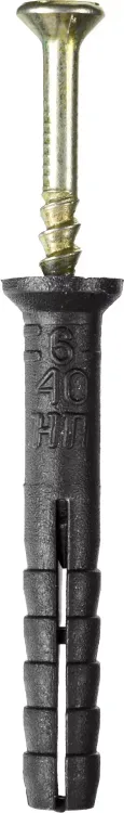 Дюбель-гвоздь полипропиленовый, потайный бортик, 6 x 40 мм, 125 шт, STAYER Master 30645-06-040 30645-06-040 купить в Нижневартовске