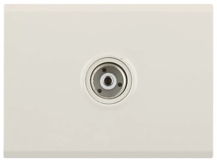 Розетка СВЕТОЗАР "ЭФФЕКТ" телевизионная, без вставки и рамки, цвет бежевый SV-54415-B купить в Нижневартовске