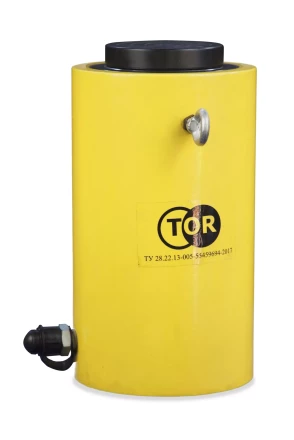 Домкрат гидравлический телескопический TOR HHYG-15510D (ДТ15Г510) 15 т (3 уровня) 1004683 купить в Нижневартовске