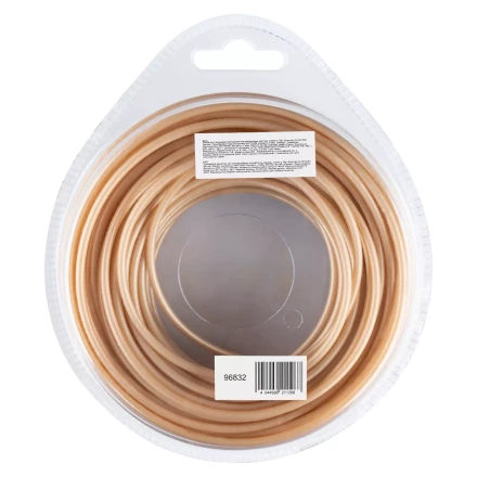 Леска для триммера армированная алюминием круглая, 3,0мм х 15м, блистер ALUFLEX Denzel 96832 купить в Нижневартовске