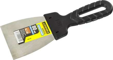 Шпатель STAYER "PROFESSIONAL", нержавеющее полотно, с пластмассовой ручкой, 80мм 1008-08 купить в Нижневартовске