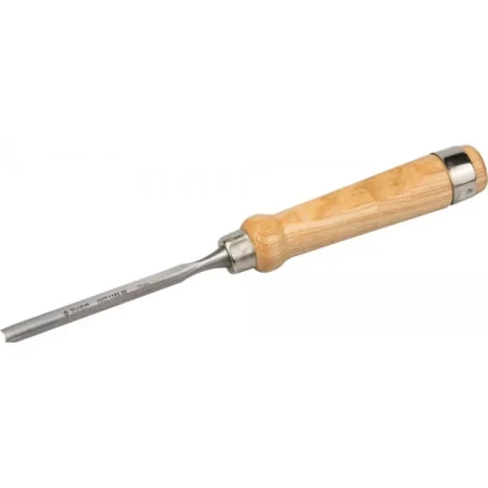 Стамеска-долото ЗУБР "ЭКСПЕРТ" полукруглая с деревянной ручкой, хромованадиевая сталь, 10мм 1822-10_z01 купить в Нижневартовске