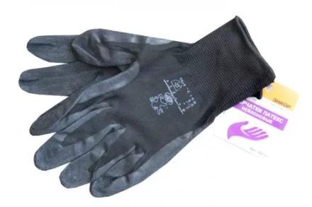 Перчатки нейлоновые Латекс Энкор красные1/10 58748 купить в Нижневартовске