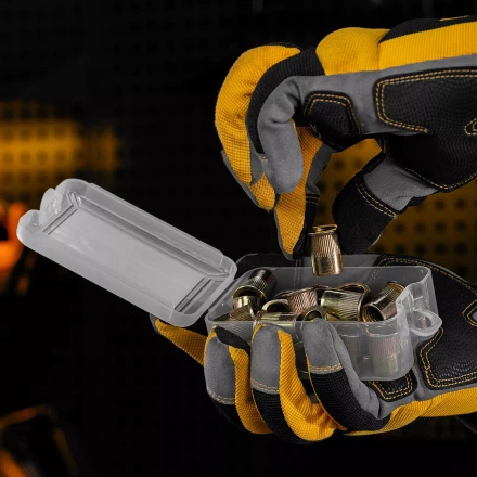 Заклепки резьбовые Denzel, стальные, оцинкованные, М12, пластиковый кейс, 25 шт., 40606 купить в Нижневартовске