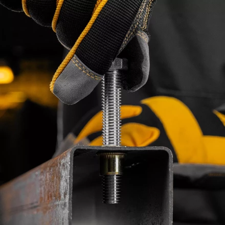 Заклепки резьбовые Denzel, стальные, оцинкованные, М12, пластиковый кейс, 25 шт., 40606 купить в Нижневартовске