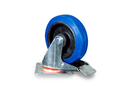 Колесо поворотное резина SRCLb 55 125 мм с тормозом (F) 1024396 купить в Нижневартовске