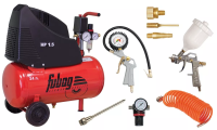 Компрессор безмасляный поршневой прямой привод Fubag House Master KIT + набор 5 предметов