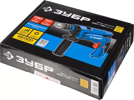 Дрель ударная ЗДУ-780 ЭРМ2 серия ПРОФЕССИОНАЛ купить в Нижневартовске