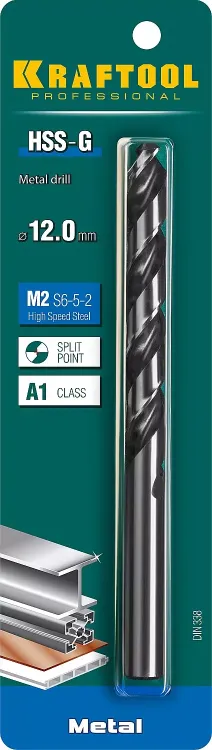 Сверло по металлу HSS-G 29651-12 купить в Нижневартовске
