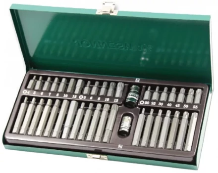 Набор вставок 4-12мм Т20-Т55 M5-M12 30/75мм 3/8"DR 1/2"DR 40предметов Jonnesway S29H4140S 47300 купить в Нижневартовске