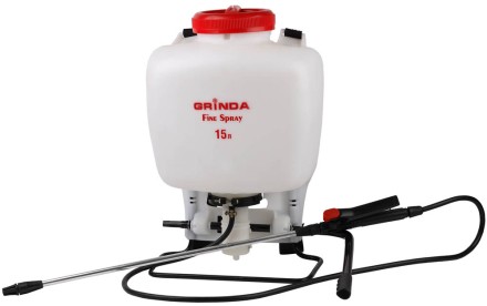 Опрыскиватель садовый GRINDA &quot;Fine Spray&quot; ранцевый, телескопический фибергласовый удлинитель, 15л 8-425215_z01 купить в Нижневартовске