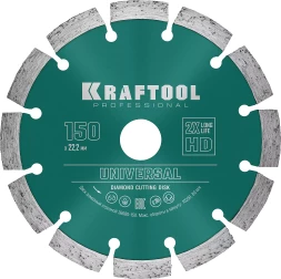 Диск алмазный отрезной для УШМ UNIVERSAL 36680-150