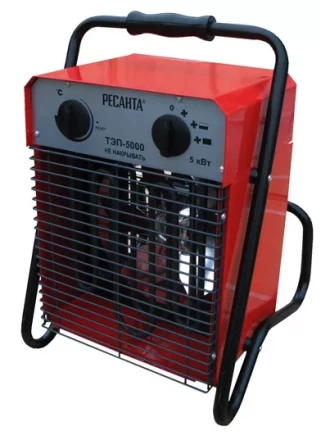 Тепловая пушка электрическая РЕСАНТА ТЭП-5000 купить в Нижневартовске