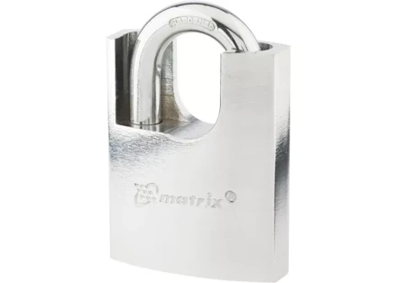 Замок навесной защищенная дужка 50 мм MATRIX 91804 купить в Нижневартовске