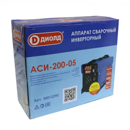 Аппарат сварочный инверторный Диолд АСИ 200-05 купить в Нижневартовске
