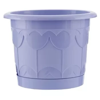 Горшок Тюльпан с поддоном мята 1,4 л PALISAD 69246 купить в Нижневартовске