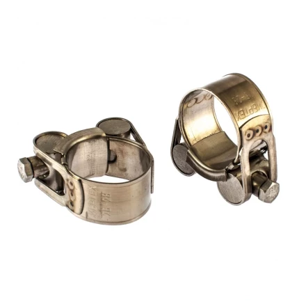 Хомуты металлические силовые 26-28 мм ширина 18 мм шарнирный W4 2 шт Сибртех 475093 купить в Нижневартовске