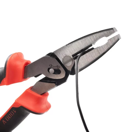 Пассатижи диэлектрические КВТ со сдвоенным шарниром 225 мм (102700) купить в Нижневартовске