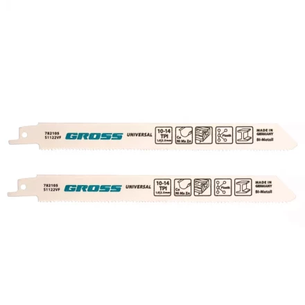 Полотна универсальные для сабельной пилы 4431VP - S1122VF 180 x 18-25 мм 2 шт Gross 782105 купить в Нижневартовске