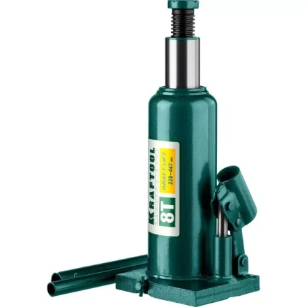 Домкрат гидравлический бутылочный "Kraft-Lift", сварной, 8т, 228-447мм, KRAFTOOL 43462-8 43462-8_z01 купить в Нижневартовске