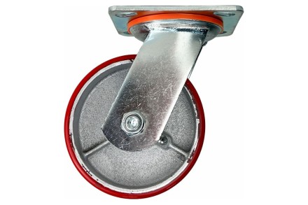 Аппаратное неповоротное колесо большегрузное HITCH 190*50 полиуретан FCp80 (SZ085013) купить в Нижневартовске