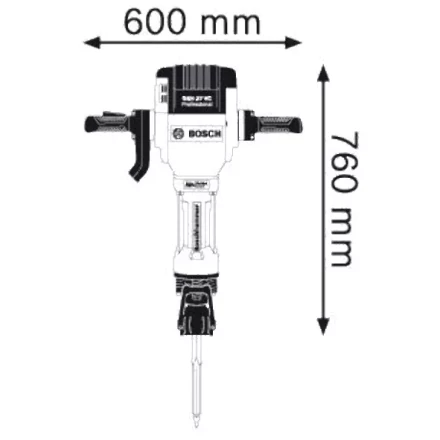Молоток отбойный Bosch GSH 27 VC купить в Нижневартовске
