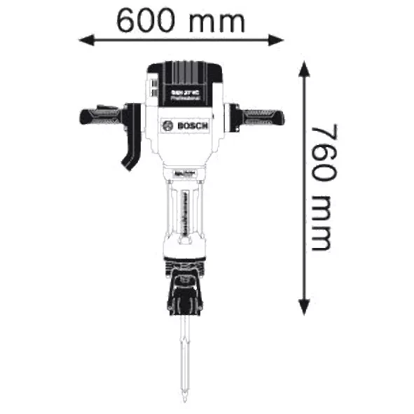 Молоток отбойный Bosch GSH 27 VC купить в Нижневартовске