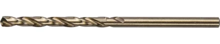 Сверло ЗУБР "ЭКСПЕРТ" КОБАЛЬТ по металлу, цилиндрический хвостовик, быстрорежущая сталь Р6М5К5, класс точн. А1, 3х61мм 4-29626-061-3 купить в Нижневартовске