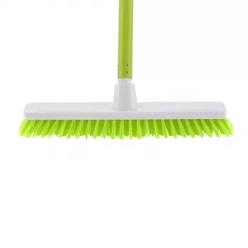 Щетка пластмасовая  "SHROBER" для чистки ковров 270 мм салат. щетина c черенком 120 см D22мм ELFE 93551 купить в Нижневартовске
