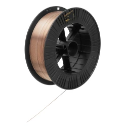 Омедненная проволока ER70S-6, диам. 1 мм, 15 кг, диам. катушки D300// Denzel 97543