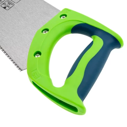 Ножовка по дереву "Зубец", 350 мм, 11 TPI, зуб 2D, калёный зуб, 2-х компонентная рукоятка Сибртех 23823 купить в Нижневартовске