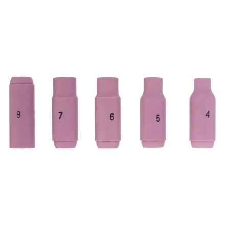 Набор керамических сопел Denzel 93656, № 4, 5, 6, 7, 8 купить в Нижневартовске