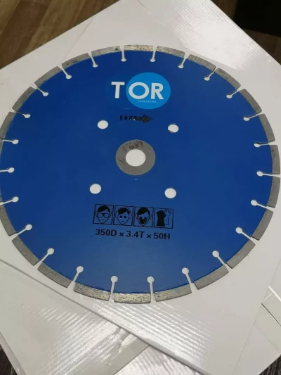 Диск по бетону для швонарезчиков HQR500A-2 (E) 350Dx3,6Tx50H (Cutter Disc 350 mm) 1019723