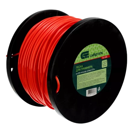 Леска для триммера круглая, на DIN катушке, 3.0 мм х 120 м, Россия Сибртех 961355 купить в Нижневартовске