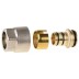 Соединитель GENERAL FITTINGS для металлопластиковых труб, евроконус, никелированная латунь, 3/4&quot; / 20 мм x 2,0 мм 51047-3/4-20 купить в Нижневартовске