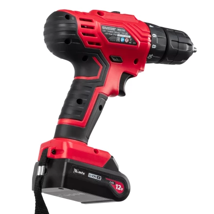 Дрель-шуруповерт аккумуляторная MTX MCDL-12-02, Li-Ion, 12 В, 2 акк. 26182 купить в Нижневартовске