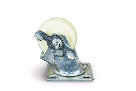 Колесо большегрузное поворотное SCdnb 42 100 мм полипропиленовое с тормозом 1024222 купить в Нижневартовске