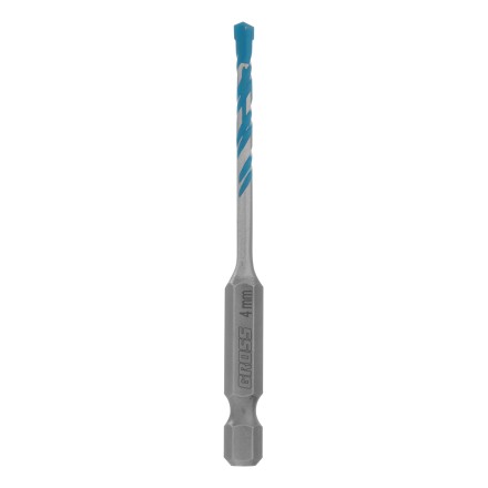 Сверло универсальное Gross, Multipurpose PRO, 6-гр. хвостовик, 4мм, 706010 купить в Нижневартовске