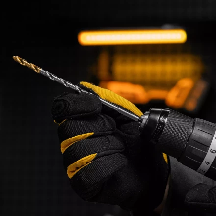 Сверло спиральное по металлу Denzel 5,5 х 139 мм, Р6М5, Golden Tip, удлиненное, 718255 купить в Нижневартовске