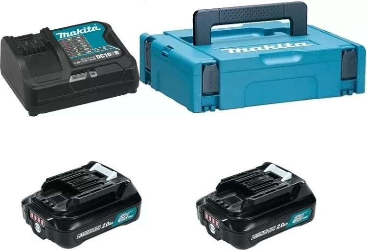 Набор 2 аккумулятора BL1021B + зарядное устройство DC10SB Makita 197658-5 купить в Нижневартовске