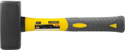 Кувалда STAYER &quot;PROFI&quot; кованая с двухкомпонентной фиберглассовой ручкой, 1,5кг 20052-15 купить в Нижневартовске