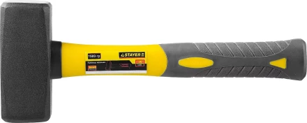 Кувалда STAYER "PROFI" кованая с двухкомпонентной фиберглассовой ручкой, 1,5кг 20052-15 купить в Нижневартовске