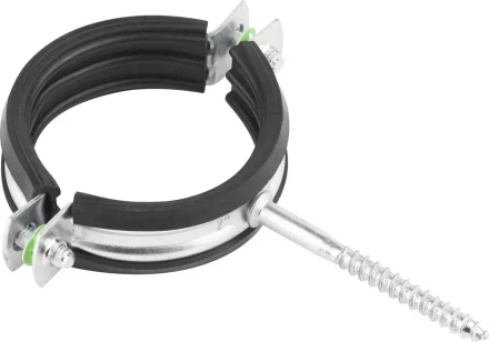 ЗУБР. Хомут трубный оцинкованный, с шурупом, 2", 40шт 37854-58-63-40 купить в Нижневартовске