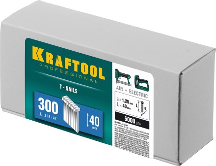 Гвозди тип 18GA (47 / 300 / F) 5000 шт 31785-40 купить в Нижневартовске