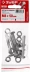 Болт (DIN933) в комплекте с гайкой (DIN934), шайбой (DIN125), шайбой пруж. (DIN127), M8 x 50 мм, 4 шт, ЗУБР 303436-08-050 купить в Нижневартовске