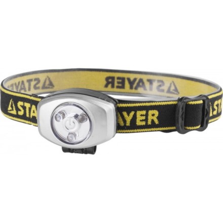 Фонарь STAYER &quot;STANDARD&quot; налобный светодиодный, 3ULTRA LED, 2CR2032 56580 купить в Нижневартовске
